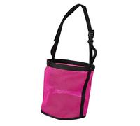 FGDTREE Equine Salt Hay Feeder Carrier with Adjustable Neck Fit Resistant Lining and Ventilation Panel L Dimensions 24X25CM Five Colors Neck Strap Horse Feeder Anti Chafing Feed Bag Hanging Salt Lick