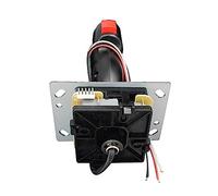 FGDTREE Flight Stick Trigger Joystick Red Top Button 8 Way Direction Control Game Machine Flight Stick Mount Thrustmaster-throttle for Desk Joystick Controller Simulator