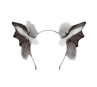FGDTREE Gothicism Styles Headgear Bloodsucker Beautiful Headgear Creative Bats Headwear for Themed Event Adjustable Wire Cats Ear Hair Clip