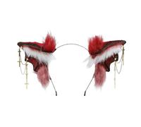 FGDTREE Gothicism Styles Headgear Bloodsucker Beautiful Headgear Creative Bats Headwear for Themed Event Adjustable Wire Cats Ear Hair Clip