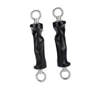 FGDTREE Grip Handles with Metal Rings for Pull Down Machines and Cable Workouts with Ergonomic Shape and Strong Build Fitness Grip