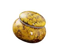 FGDTREE Handcrafts Ceramic Keepsakes Urn for Pet and Loved Small Size Cremation Box for Human Ashes Container Shelf Display Home Memorial Urn