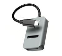 FGDTREE Metal MKey NVME to USB C Adapter 10Gbps Fast Data Transfer for 22110 2260 Drives Tool Less M Reader