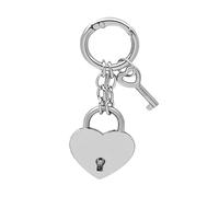 FGDTREE Padlock Bag Charms, Heart Shaped Keychain for Women Minis Locks with Keys Keychain Handbag Accessories Purse Charm Purse Charms for Handbags