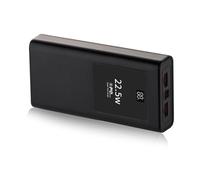 FGDTREE Portable Enclosure 20000mAh 22.5W Quick Charges Built-in Cable LCD Screen Type-C Input/Output Case Portable Chargers with Removable Battery