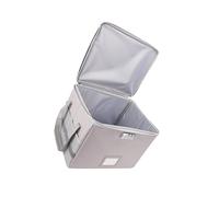 FGDTREE Portable Heat Proof File Box with Insulation Layer and Adjustable Handle for Easy Transport Portable Nonflammable File Container