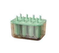 FGDTREE Practical Multi Cavity Ice Tray Large Capacity 8 Compartment Popsicles Maker with Leakproof Lid Dishwasher Safe Popsicles Mold