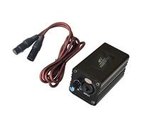 FGDTREE Professional 48V Power Microphones Amplifier for Dynamic Microphones Adjustable and XLR Output with 2M XLR Cable Aluminum Sound Amplifier