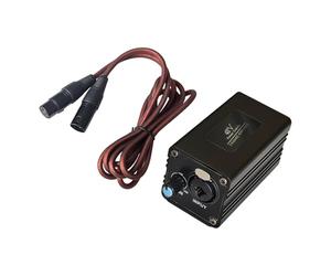 FGDTREE Professional 48V Power Microphones Amplifier for Dynamic Microphones Adjustable and XLR Output with 2M XLR Cable Aluminum Sound Amplifier