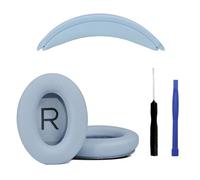 FGDTREE Replacement Ear Cushions Headband for QC45 QC35 Headphones Earmuff Earpads Ear Covers Enhances Sound Ear Pad