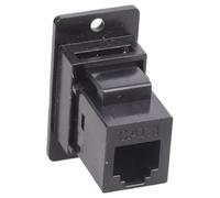 FGDTREE RJ12 6P6C Panel Mount with Gold Plated Contacts for Telecom Systems & Industrial Equipment Panel Mount Telephone Jacks