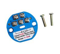 FGDTREE Temperature Sensors Temperature Transmitter DC24V 4-20mA Output PT100 Ranges 0-100℃/-150℃/-300℃ with High Sensitivity Potentiometer