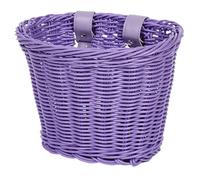 FGDTREE Waterproofs Wovens Bicycles Basket Detachable Wicker Front Handlebars Bikes Basket Childrens Bicycles Waterproofs Wovens Bikes for Outdoor