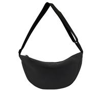 Fgdui 1PC Crescent Bag Women's Nylon Cross-body Bagwith Adjustable Shoulder Straps Waterproof and Lightweight for Young People's Daily Outings and commute(Black)