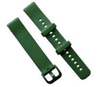Fgdui 1Pcs 16MM Silicone Strap Smart Watch Universal Small Grid Replacement Needle Buckle Strap Suitable for Youth, Children, Family, Friends (Army Green)