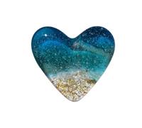 Fgdui 1PCS Pocket Hugs Heart, Thinking of You Gifts,Go to University School Positive Good Luck,for Birthday Wedding Mothers Day (Blue)