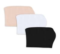 Fgdui 3PCS Women Bandeau Bra Soft Ladies Boob Tubes Non Padded Tube Top Bra for Women Suitable for Women's Fashion Matching