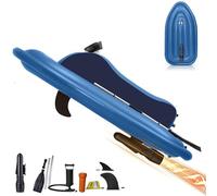 FgdVrelnor Electric Inflatable Jet Ski,Underwater Scooter Combo, 500W Motor Jet Boat,Remote Control, 16000mah Battery, Foldable Water Craft For Adults,For Water Sports