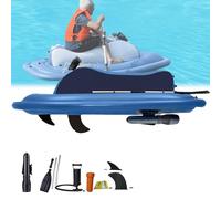 FgdVrelnor Electric Underwater Scooter Jet Ski, Inflatable Foldable Jet Boat With 500W Motor, 16000mah Battery, 9-Speed Adjustable,Remote Control Water Propulsion,For Adults And Kids