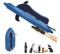 FgdVrelnor Foldable Inflatable Electric Jet Ski, 500W Motor Underwater Scooter Jet Boat,Remote Control, 9-Speed Adjustable,16000mah Battery,For Adult Water Activities