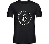 Fgexyz Design Amnesty International Logo Men T-Shirt Cotton O Neck Color Black, Size 3XL