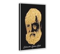 FGFGH Alexander Graham Bell Poster Portrait Art Canvas Poster Bedroom Decor Landscape Office Room Decor Gift 16x24inch(40x60cm)