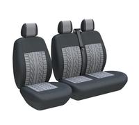 FGGHDR Car Seat Cover Protector Truck 2+1 Seat Covers Universal Vans Protector For VW For Crafter LT T4 T5