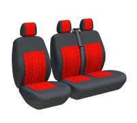 FGGHDR Car Seat Cover Protector Truck 2+1 Seat Covers Universal Vans Protector For VW For Crafter LT T4 T5