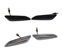FGGHDR Dynamic Led Side Marker Blinker Turn Signal Light For Chrysler Ypsilon Typ (846) 2011 2012 2013 2014 2015 2016 2017 2018 2019 2020 Indicator Lamp(2Pcs Dynamic Smoked)