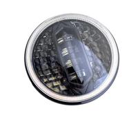 FGGHDR Headlight Assembly 7 Inch LED Headlight H4 DRL Round Angel Eye Yellow & White Turn Signal For Suzuki Samurai Jimmy Bandit 600 Anno 2004