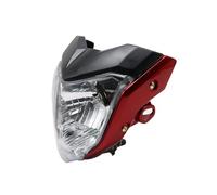 FGGHDR Motorbike Headlamp For FZ16 FZER150 YS150 4 Color Motorcycle Front Headlight Headlamp Assembly Head Light Lamp Bracket(Red)