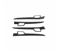 FGGHDR Trim Strips for Jeep for Grand for Cherokee 2011-2020 Car Center Console Panel Inner Door Handle Decoration Cover(Black Carbon 4 pcs)