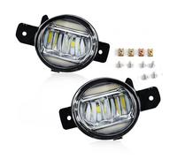 FGHDSSA Car Fog Light Assemblies For Nissan For Almera Sylphy For Versa For Altima X-Trail T32 For Rogue Bluebird March LED Lens Fog Daytime Running Light Car Front Foglight
