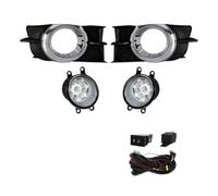 FGHDSSA Car Foglight For Toyota For Wish 2009 2010 2011 2012 Led Fog Light Halogen Car Kit Bumper Lamp DRL Daylight(LED Head Lamp)