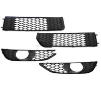 FGHDSSA Car front fog lamp For Q7 4L S-Line 2009 2010 2011 2012-2015 Fog Light Grilles Racing Grill Headlight Mesh Car Fog Lights Cover(4pcs)