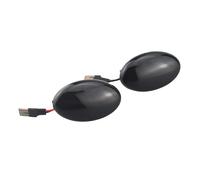 FGHDSSA Wing Mirror Indicator For Benz For Smart W450 W452 A-Class W168 Vito W639 W447 Citan W415 Car-styling Turn Signal Light Dynamic Si Marker Lamp(Smoked black)