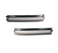 FGHDSSA Wing Mirror Indicator For For F150 For F 150 2009-2014 For Raptor SVT 2010 2011 2012 2013 2014 2Pcs LED Side Mirror Blinker Amber Turn Signal Light(Clear Lens Amber)