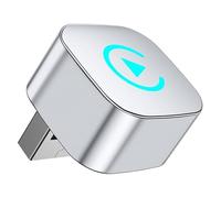 FGHGX Auto Adapter for HAVAL H6 Red-Brand 2017 2018 2019 2020 2021 2022 2023 2024, Auto Wireless Adapter Mini Cube Auto Dongle Plug Play Wireless CarPlay,Silver