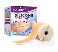 Silicone Scar Tape Roller, 1.6" x 60", Medical Tape for Scar Care, Scar Tape, Surgical Scars, Keloid, C-Section, Burn, Injury, Acne, Stretch Marks Removal Sheet (1.6" x 60")