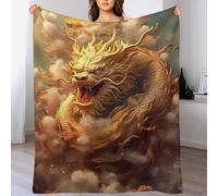 FGHJHGG Dragon Blanket, Fluffy Super Warm & Soft Throw, As Sofa Cushion Bedspread Or Living Room Blankets 130×180cm
