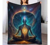 FGHJHGG Esoteric Zen Universe Throw Blankets Soft Warm Comfortable Throws for Couch Flannel Blanket Bed Throw for Bedroom Couch Travel Kids 130×150cm