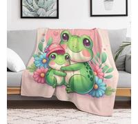 FGHJHGG Frog Super Soft Throw Blanket Throw for Sofa Couch Bed Flannel Machine Washable Nap Blankets Bed Spread 150×200cm