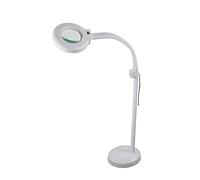 FGHSD Magnifying Glasses,Magnifier with LED Lights Floor-standing 360°table Adjustable light lamp rotation Super High Clarity Lightweight easy to control 8x Macular degeneration Reading Low Vision