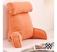 FGHSKIZ Back pillow, Relax Pillow,Backrest Pillows Multifunctional Sofa And Bedside Cushion Cushion With Arm Rest(Sweet Orange)