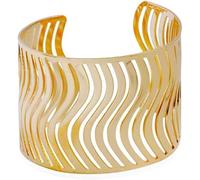 FGHSKIZ Bracelet, Adjustable Women Jewellery Charm Bracelet Wristband Punk Style Bracelet Hollow Hoop Open Ended Wide Cuff Bangle Bracelets