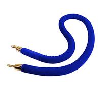 FGHSKIZ Guardrail rope, Hanging Rope Crowd Control Rope, Long Stanchion Rope Foam Core/Queue Barrier Rope, for Hotels Front Lobby, Easy to Install(Blue,Length 3M/9.8Ft/118In)