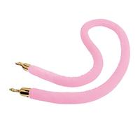 FGHSKIZ Guardrail rope, Hanging Rope Crowd Control Rope, Long Stanchion Rope Foam Core/Queue Barrier Rope, for Hotels Front Lobby, Easy to Install(Pink,Length 3M/9.8Ft/118In)