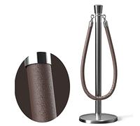 FGHSKIZ Guardrail rope, Stanchion Rope Barrier, Indoor Leather Queue Line Divider Fence for Business Museum Hotel Lobby, Rope Safety Barrier Crowd Control