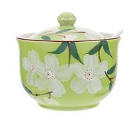 FGHSKIZ Seasoning pot, Condiment Pot Vintage Flower Pattern Salt Sugar Pepper Spice Container Self Service Seasoning Jar Dispenser Kitchen Tools Pink Can