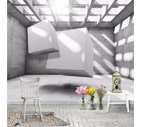 FGJFGGFR Self-Adhesive PVC Mural 3D Living Room Wallpaper Three-Dimensional Space Abstract Geometric Interior Background Wall Art Sticker Wall Painting
